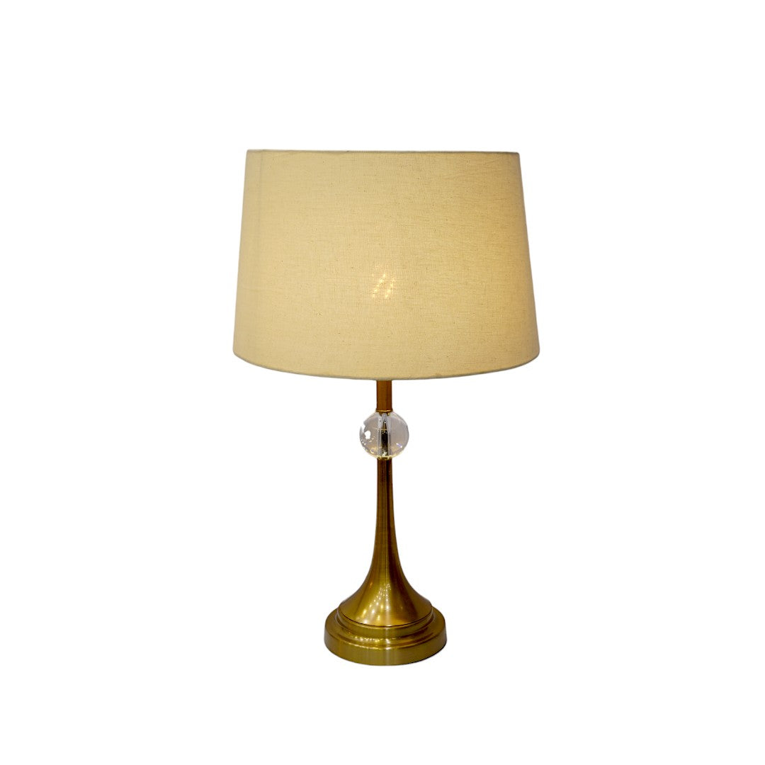 Isla Brass Orb Side Table Lamp