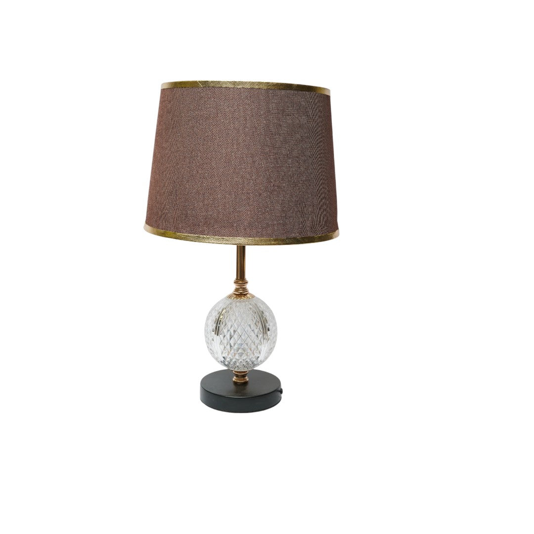 Whitmore Vintage Brass Column Lamp