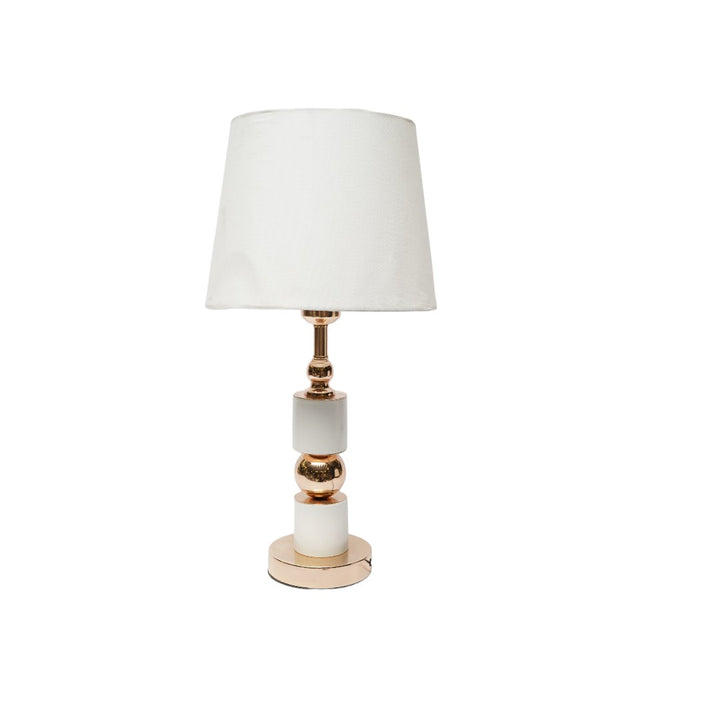 Briarhill Ivory Metallic Table Lamp