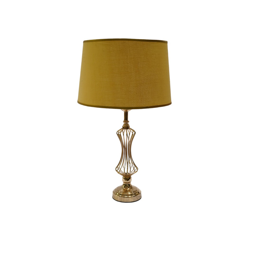 Sutter Ridge Square-Base Brass Table Lamp