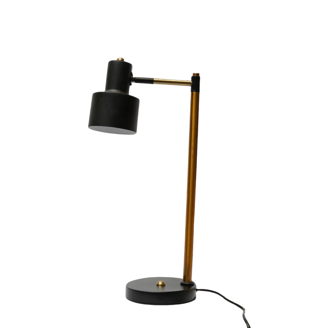 Prism Ray Black LED Mood & Focus Metal Study Table Lamp