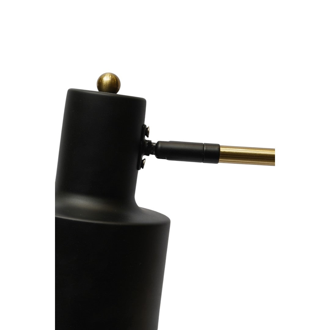 Prism Ray Black LED Mood & Focus Metal Study Table Lamp