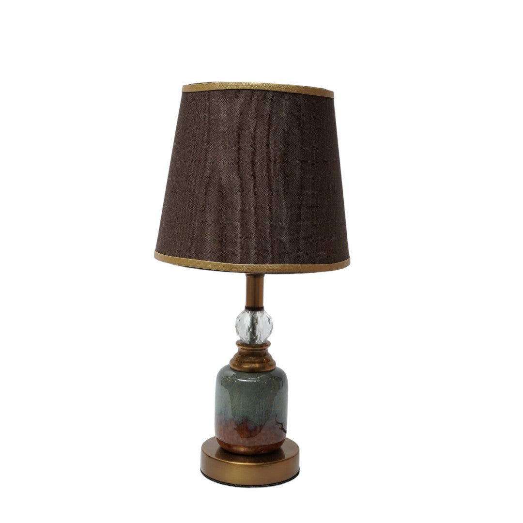 Dunhill Wide-Base Brass Side Lamp