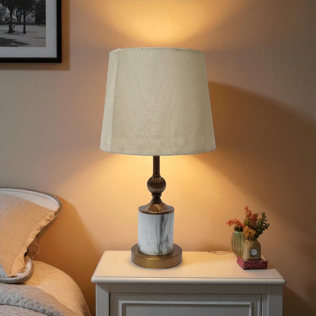 Thorpe Hammered Brass Table Lamp