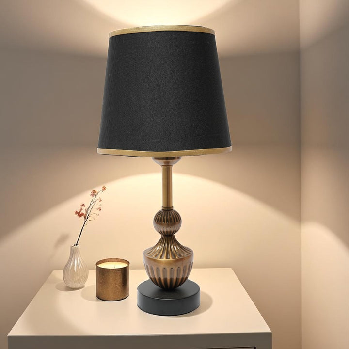 Elwood Perforated Brass Table Lamp