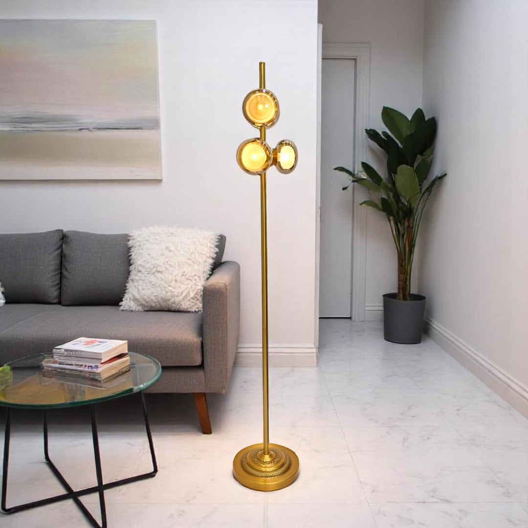 Luna Crystal Glow Floor Lamp