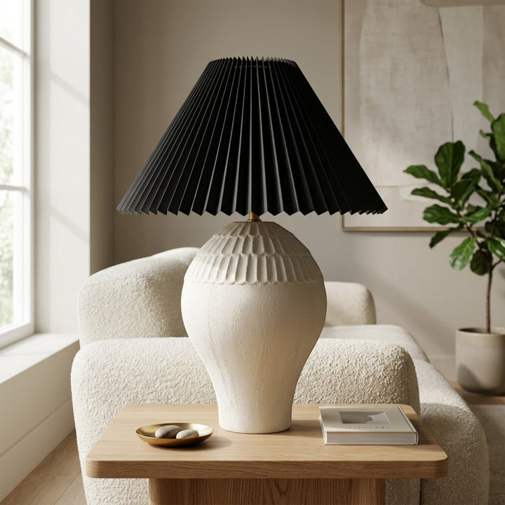 Decorative Urn-Styled Ceramic Table Lamp