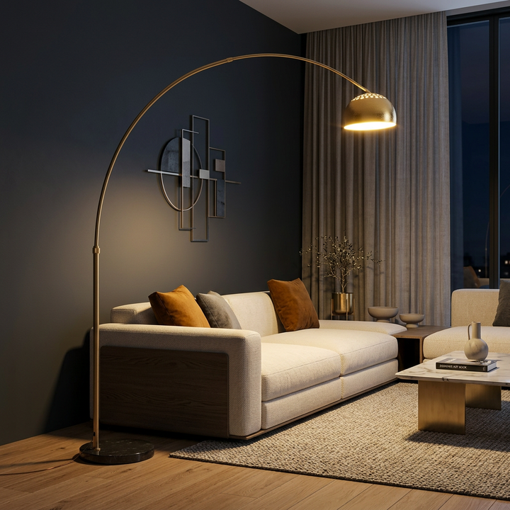 Sweden concepts Original Gold Arc Floor Lamps