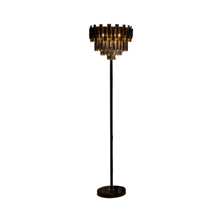 Imperial Modern Crystal Bloom Luxury Floor Lamp