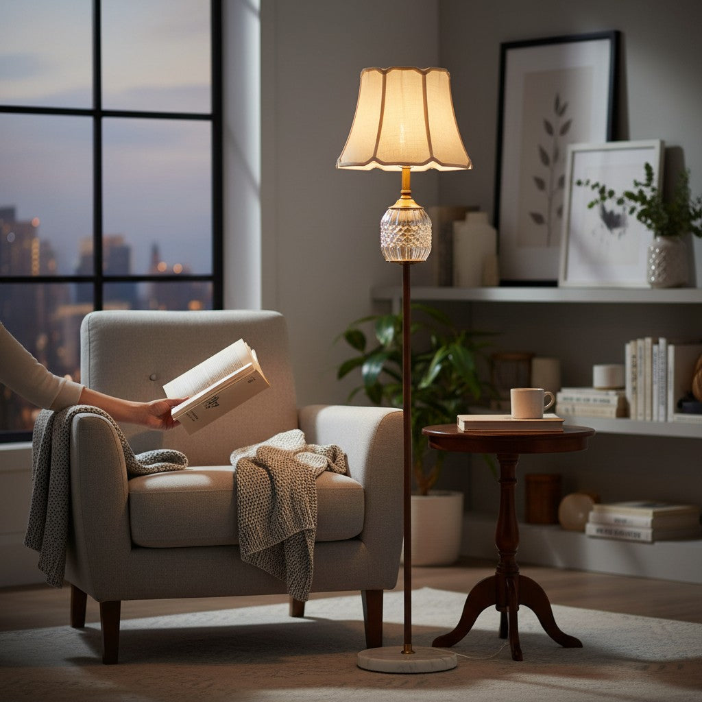 Royal Regal Ceramic Floor Lamp