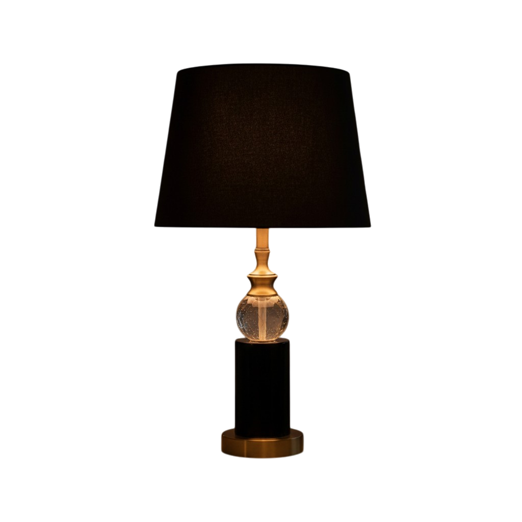 Kensley Tall Brass Table Lamp