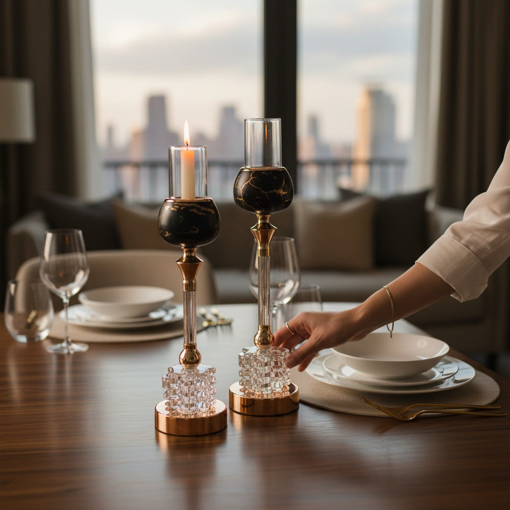 The Crowned Ember Candle Holder