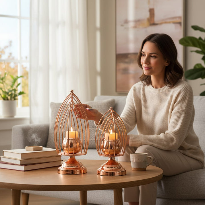 Golden Majesty Candle Stand
