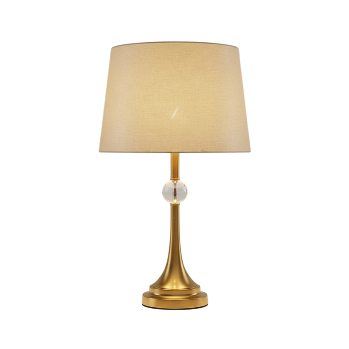 Isla Brass Orb Side Table Lamp