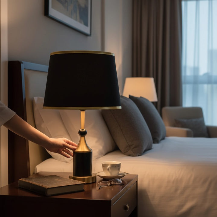 Noir Luxe Table Lamp LS404