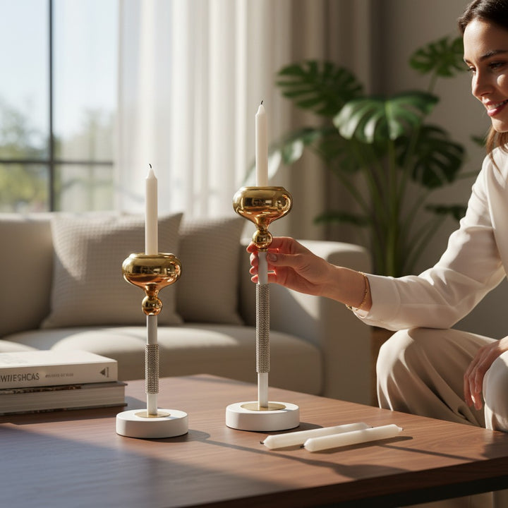 Pure Line Modern Metal Candle Stand