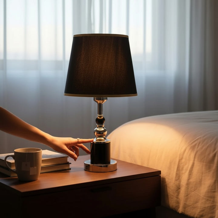 Whitmore Tall Brass Artisanal Table Lamp