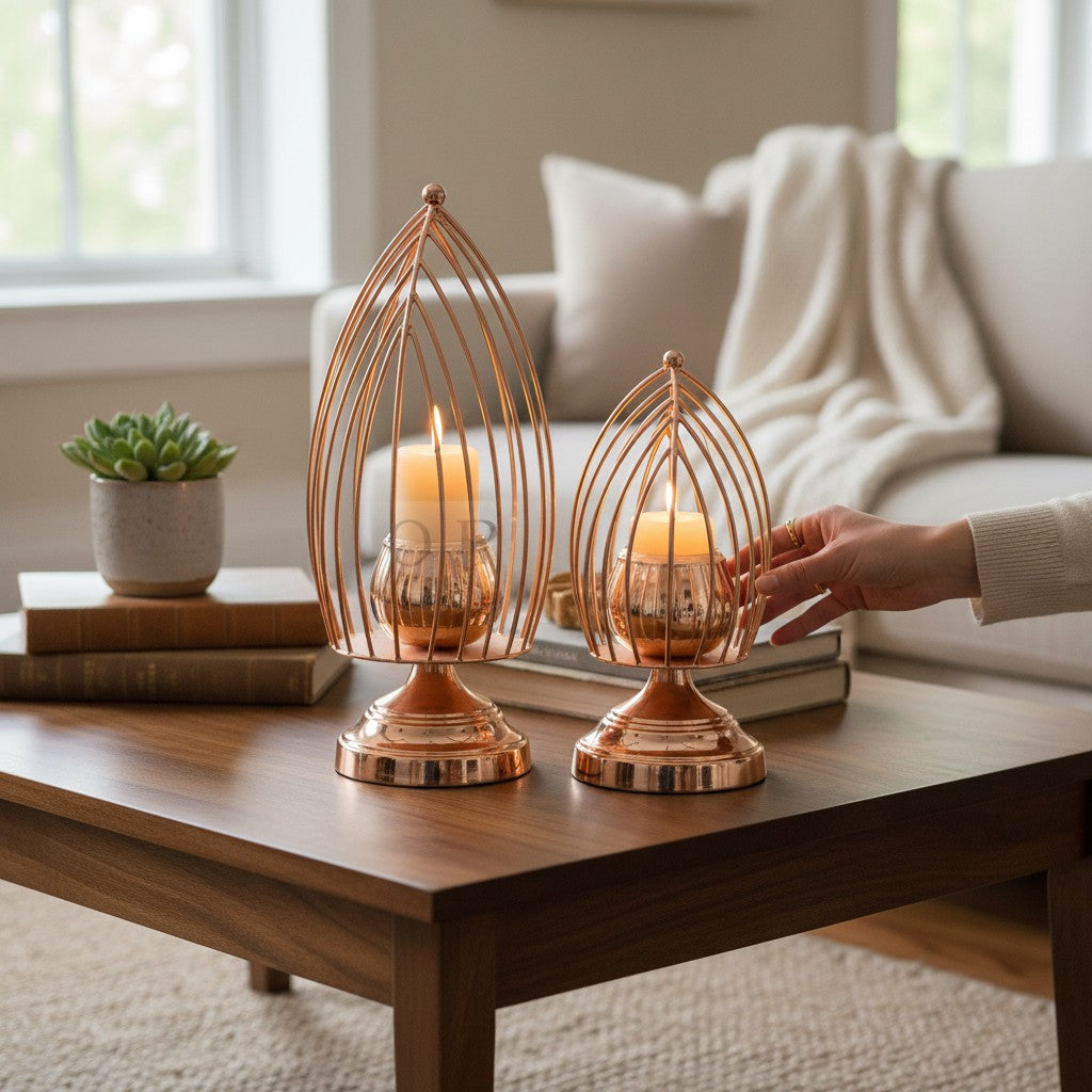 Golden Majesty Candle Stand
