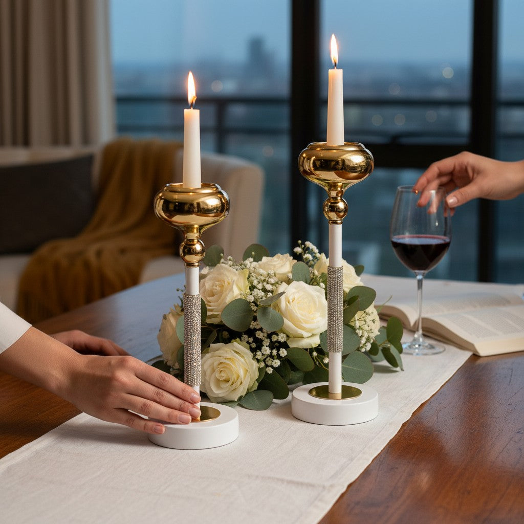 Pure Line Modern Metal Candle Stand