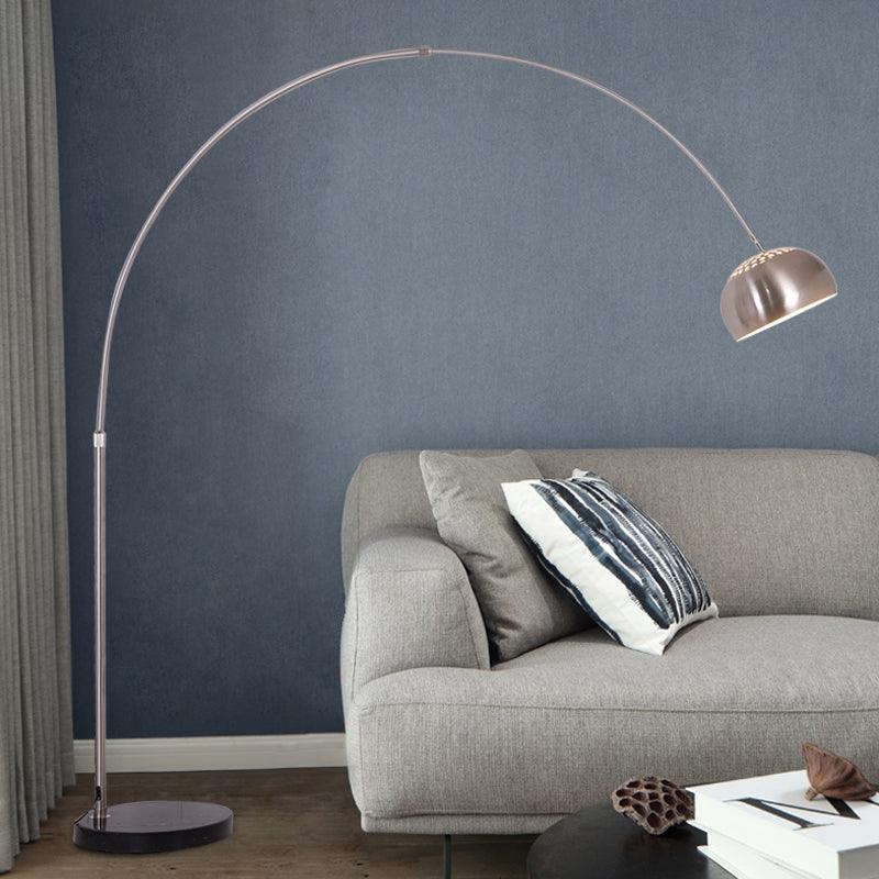 Silver Nexus Arch Floor Lamp (3 Sizes Available)
