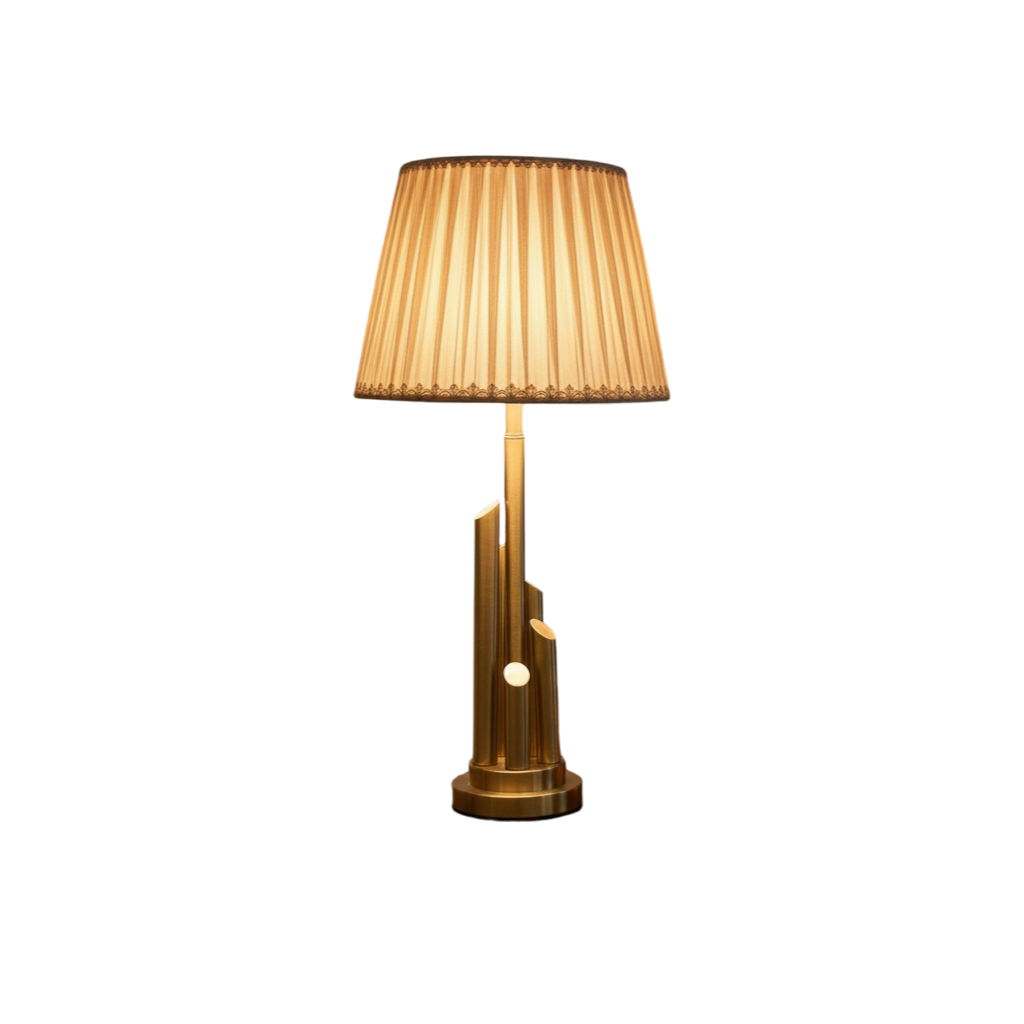 Royal Heritage Brass Side Table Lamp