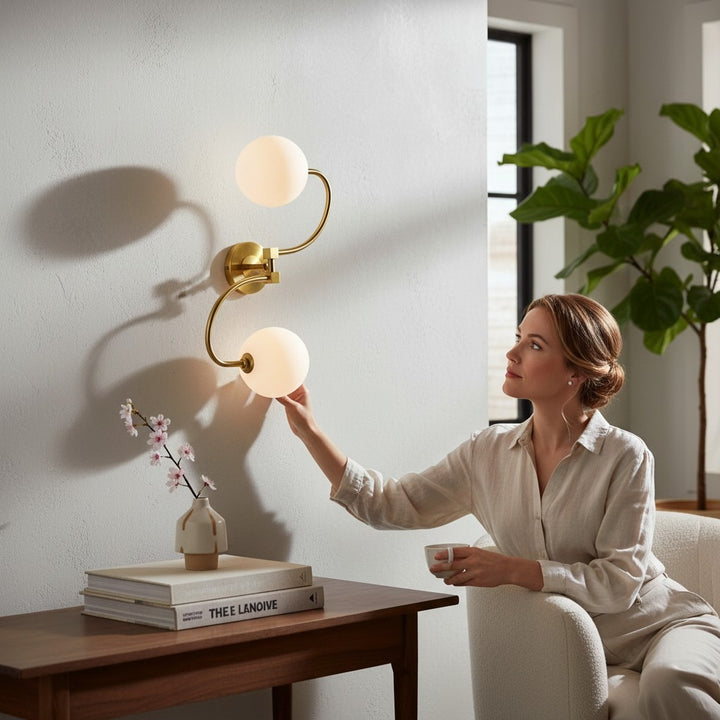 Modern Brass Gold Wall Sconce