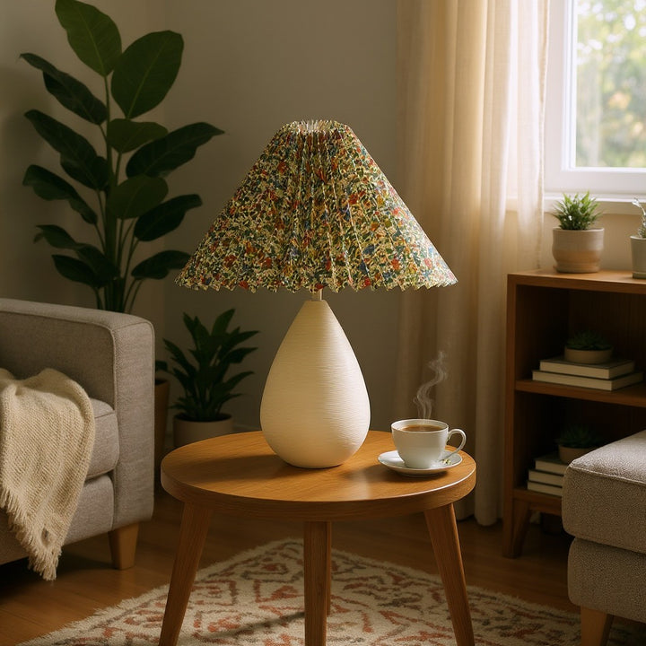 Modern Ceramic Droplet Shaped Table Lamp