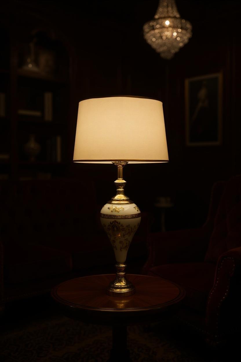 Versace Luna Luxe Side Table Lamp