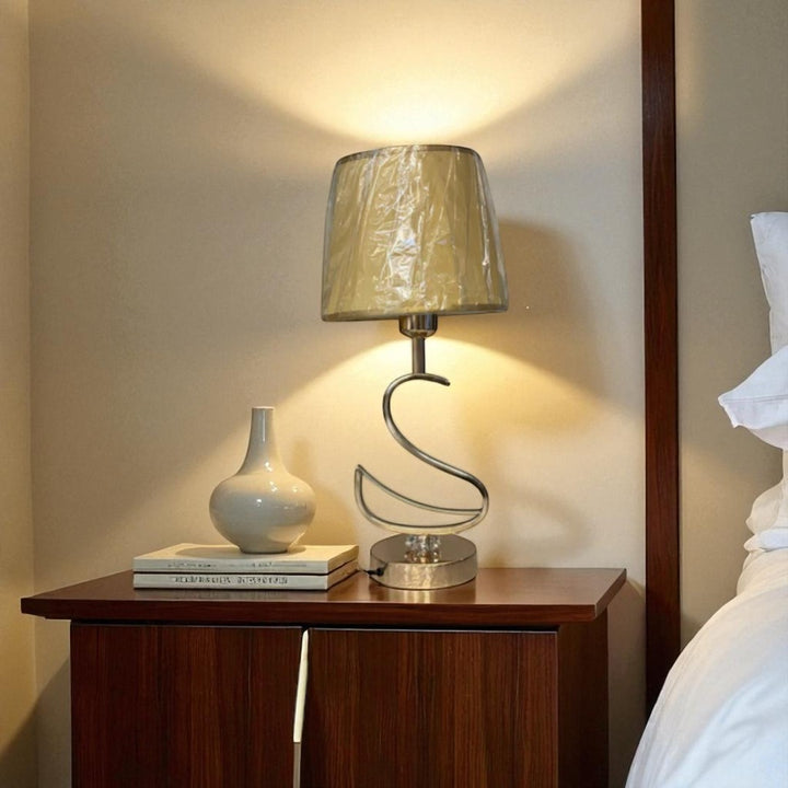 Solara Brushed Shine-Gold Table Lamp