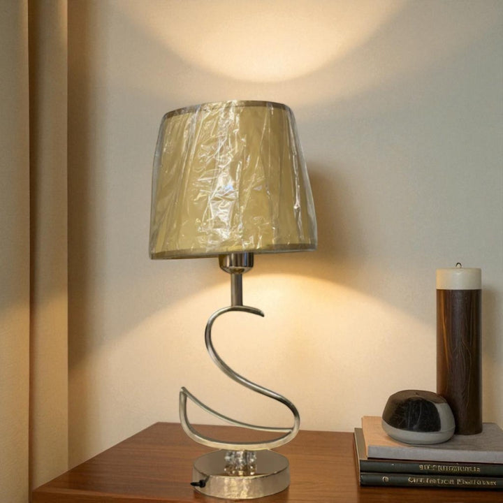 Solara Brushed Shine-Gold Table Lamp