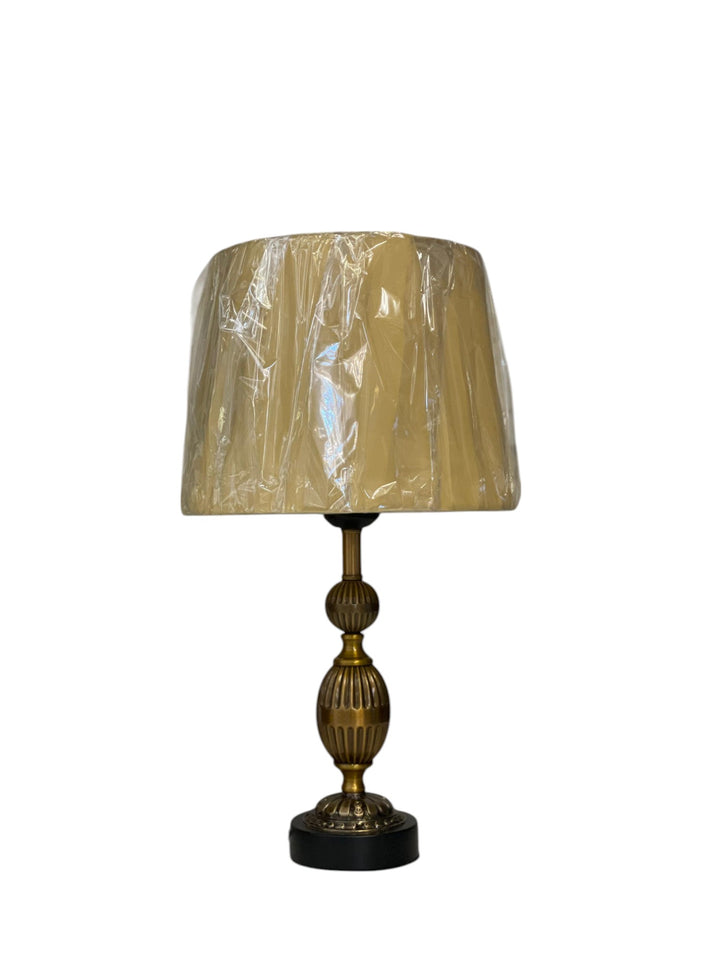 The Adara Lattice Brass Table Lamp