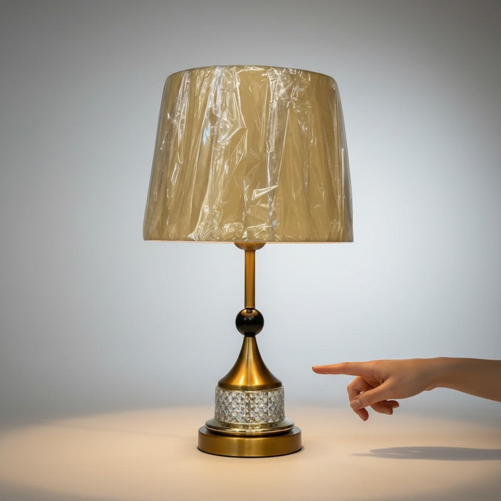 The Haven Gold Ceramic Table Lamp