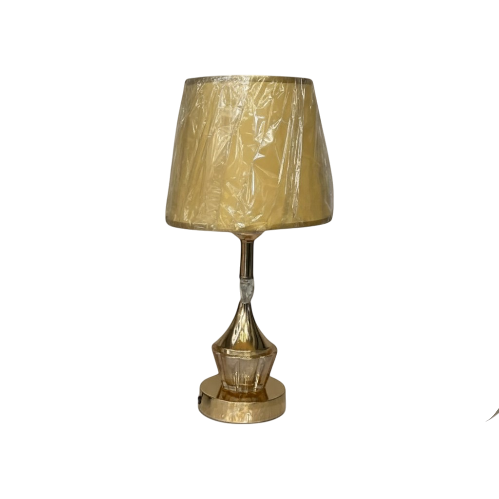 The Delphine Brass Crystal Lamp