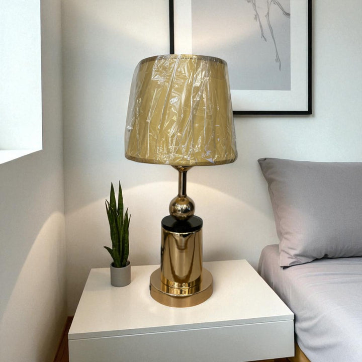 Orion Tiered Brass Table Lamp