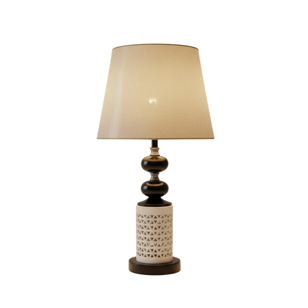 The Mistic Ivory Ceramic Table Lamp