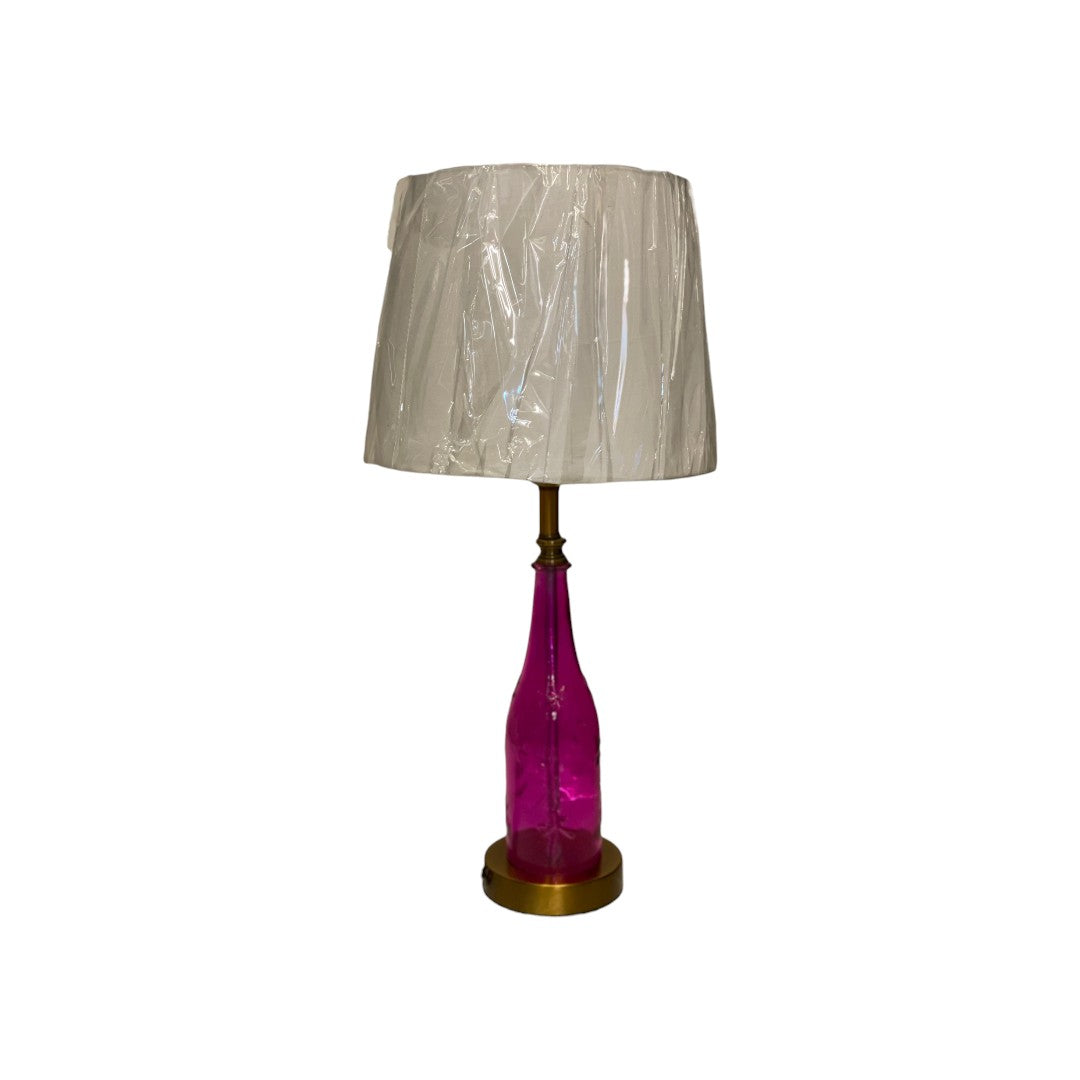 The Miro Minimal Brass Glass  Lamp
