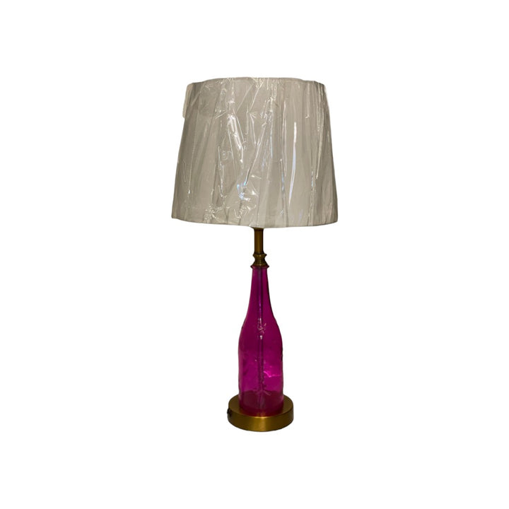 The Miro Minimal Brass Glass  Lamp