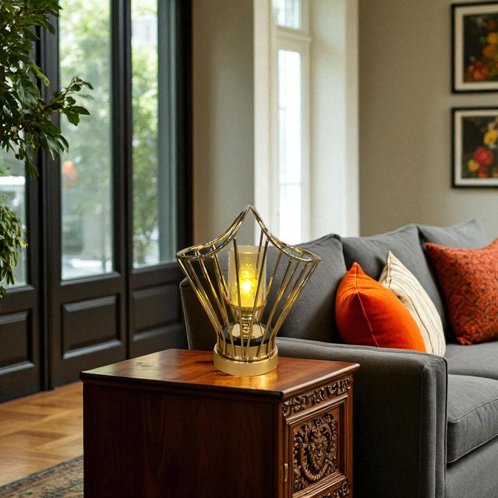 Elegant Modern Metallic Candle Holder