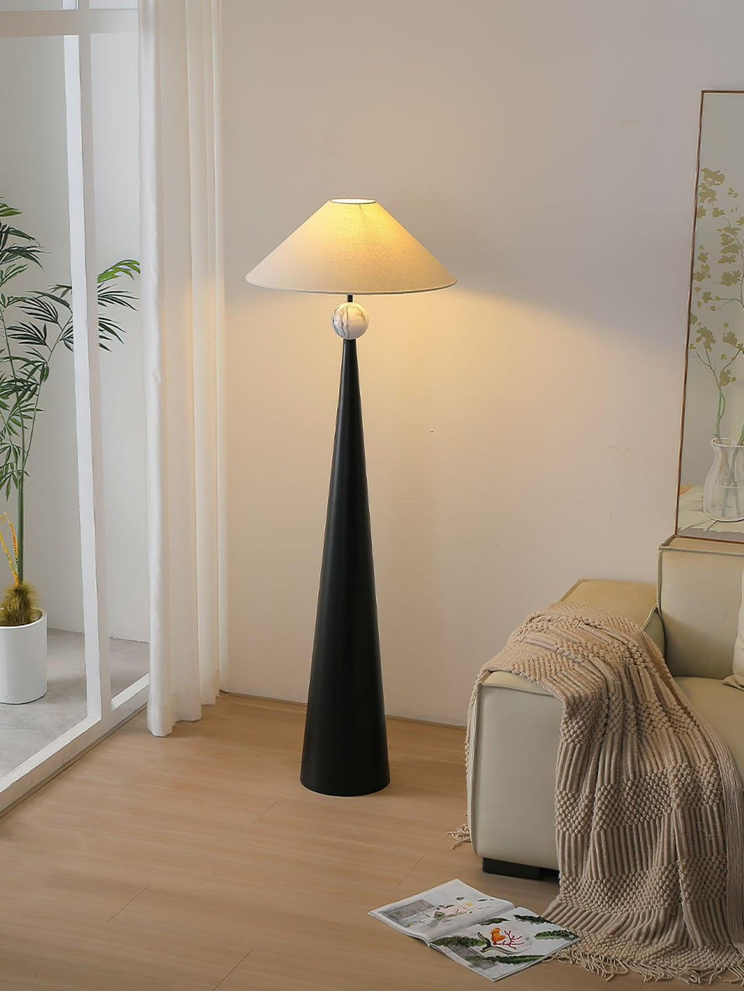 Lumos Cone Contemporary Floor Lamp