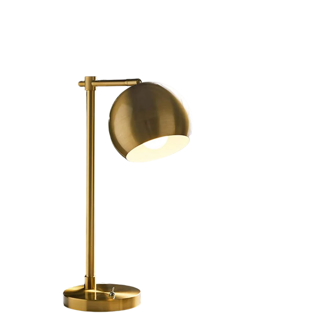 Brass Vintage Study Table Lamp