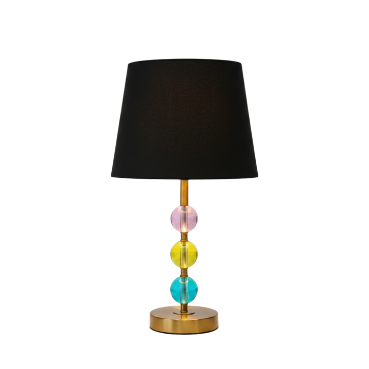 Funky Gradient Crystal Side Table Lamp
