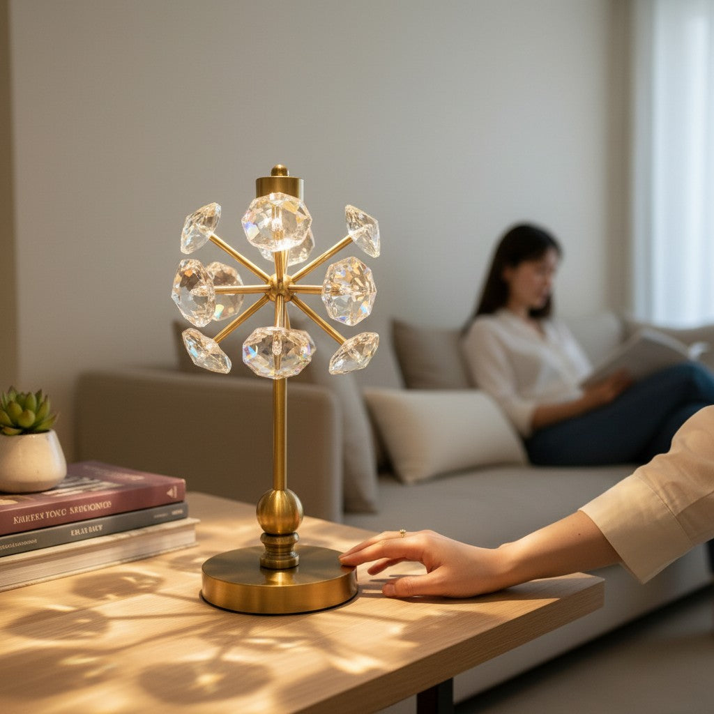 Zenith Glow Smart Crystal LED Table Lamp