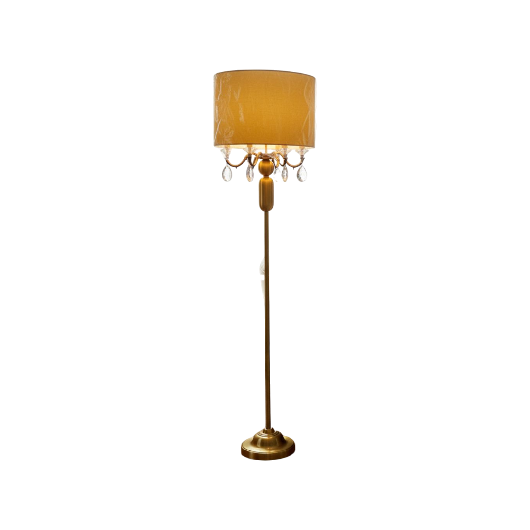 Classic Vintage Brass Floor Lamp