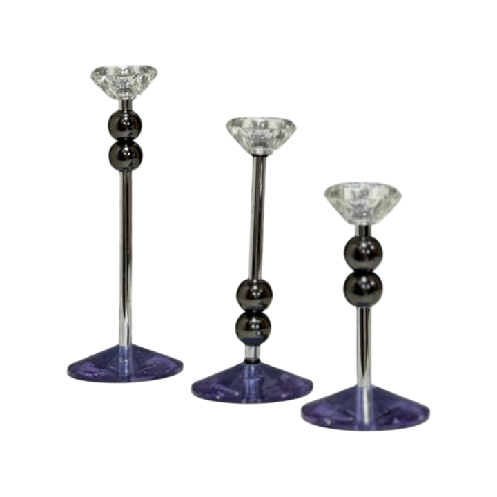 Aurora Metallic Candle Holder