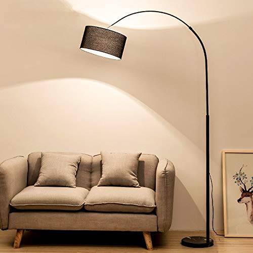 ForgeGlow Arc – Black Metal Arc Lamp