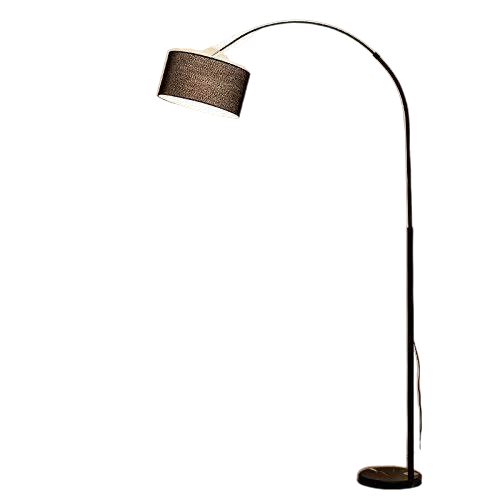 ForgeGlow Arc – Black Metal Arc Lamp