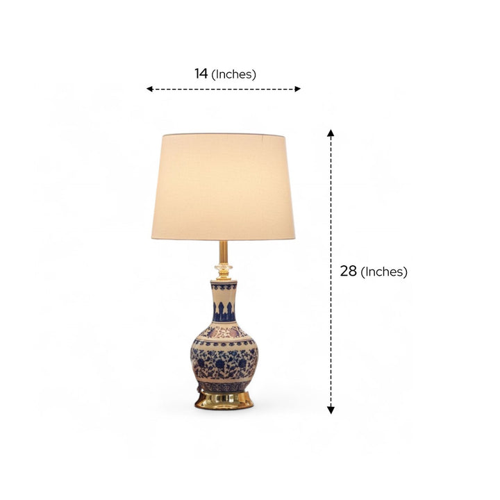 Classic Oriental Porcelain Table Lamp