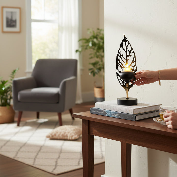 Verdant Elegance Candle Holder