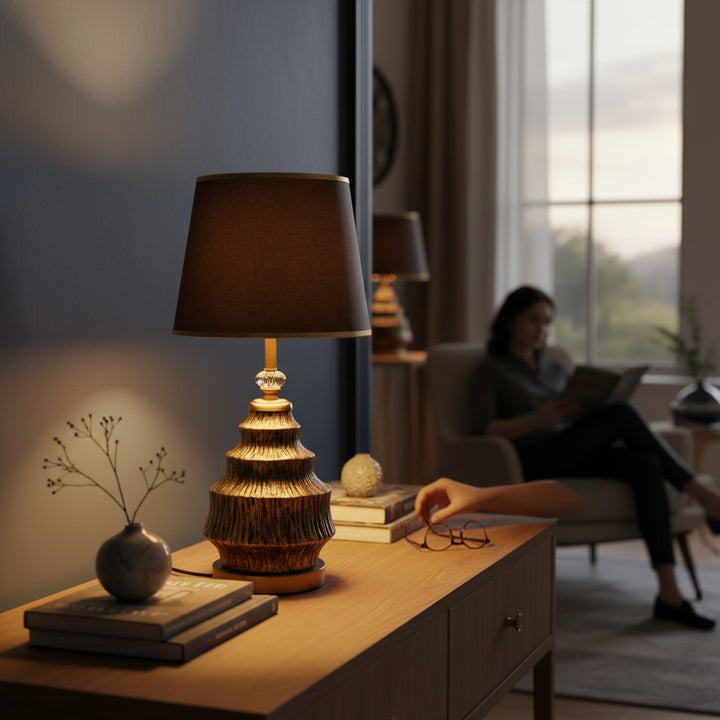 Modern Ceramic Side Table Lamp for Stylish Home Décor