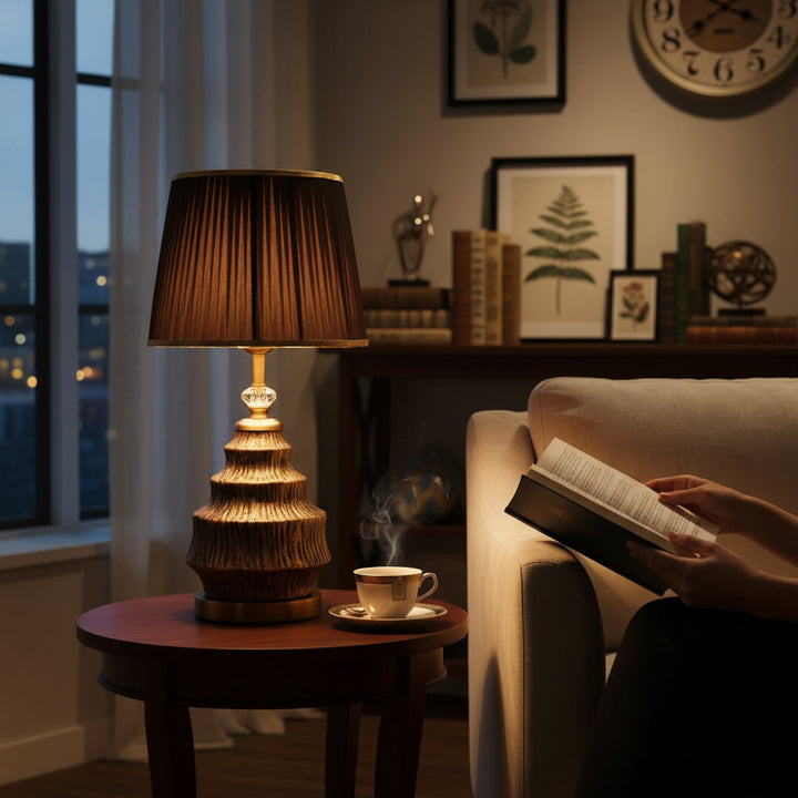 Modern Ceramic Side Table Lamp for Stylish Home Décor